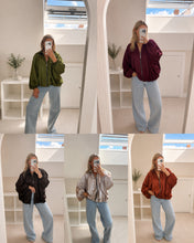 Load image into Gallery viewer, Kennedy - Premium satin balloon oversized jacket