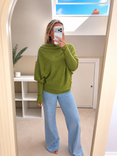 Load image into Gallery viewer, Women's Asymmetric Soft Knitted Jumper - Knitwear - Womenswear