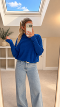 Load image into Gallery viewer, Women's Asymmetric Soft Knitted Jumper - Knitwear - Womenswear