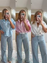 Load image into Gallery viewer, Emilia - Puff sleeve embroidered blouse