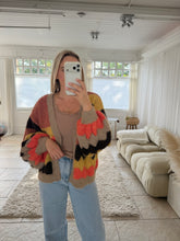 Load image into Gallery viewer, October - Geometric autumnal cardigan
