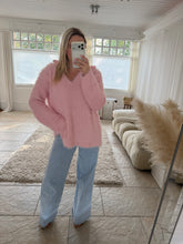Load image into Gallery viewer, Chelsea - Pink fluffy soft oversized knit jumper

