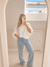 Load image into Gallery viewer, Brooke - Balloon sleeve premium satin blouse
