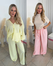 Load image into Gallery viewer, Heart print beach summer trousers
