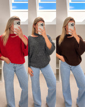 Load image into Gallery viewer, Frida - Shoulder cut out knit jumper

