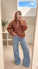 Load image into Gallery viewer, Cici - Bambi print fleece sweatshirt with colour trim
