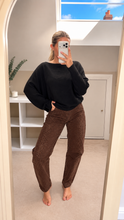 Load image into Gallery viewer, Soft batwing oversized jumper
