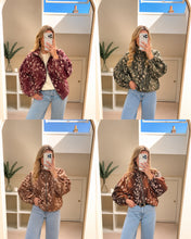 Load image into Gallery viewer, Joelle - Bambi print zip up coat jacket
