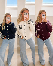 Load image into Gallery viewer, Matilda - LA slogan stripe knit jumper

