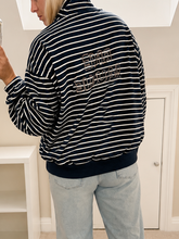 Load image into Gallery viewer, Ayla - Striped zip up jacket
