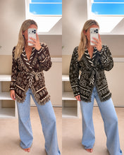 Load image into Gallery viewer, Devon - Tie waist tassel cardigan
