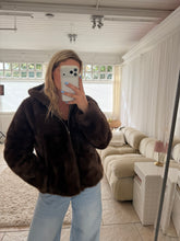 Load image into Gallery viewer, Eden - Premium super soft hoodie zip up faux fluffy fur jacket
