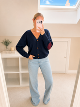 Load image into Gallery viewer, Alice - Love heart print cream soft cardigan
