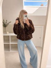 Load image into Gallery viewer, Eden - Premium super soft hoodie zip up faux fluffy fur jacket
