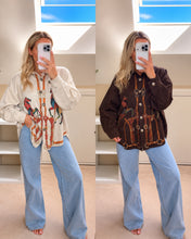 Load image into Gallery viewer, Maggie - Soft think horse detail shirt jacket
