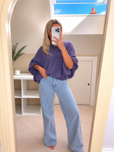 Load image into Gallery viewer, Rosa - Oversized adjustable bubble sleeve knit jumper
