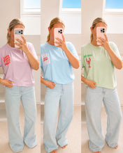 Load image into Gallery viewer, Soft pastel summer oversized T-Shirts
