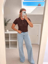 Load image into Gallery viewer, Reece - Short Sleeve Textured Knit Polo Top
