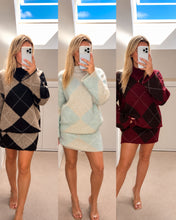 Load image into Gallery viewer, Ottilie - Diamond Argyle print coord skirt and jumper
