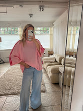 Load image into Gallery viewer, Riri - Oversized soft pink 3/4 sleeve knit
