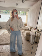 Load image into Gallery viewer, Orla - Soft balloon sleeve lace trim jumper

