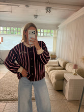Load image into Gallery viewer, Lydia - Berry and pink stripe jumper
