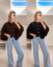 Load image into Gallery viewer, Arden - Button front bubble sleeve cardigan
