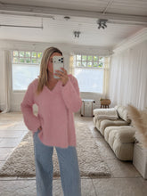 Load image into Gallery viewer, Chelsea - Pink fluffy soft oversized knit jumper
