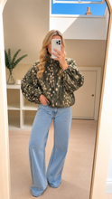 Load image into Gallery viewer, Joelle - Bambi print zip up coat jacket
