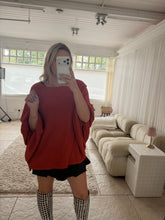 Load image into Gallery viewer, Rosa - Oversized adjustable bubble sleeve knit jumper
