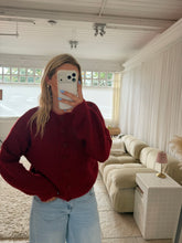 Load image into Gallery viewer, Rose - Red knit premium cardigan
