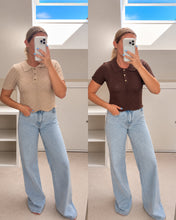 Load image into Gallery viewer, Reece - Short Sleeve Textured Knit Polo Top
