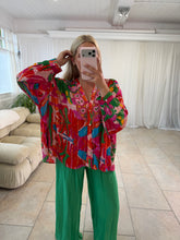 Load image into Gallery viewer, Hareem Elasticated Waist Wide Leg Silk Trousers - Available in Multiple Colors for Stylish Wear
