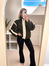 Load image into Gallery viewer, Ashley - Chunky Teddy full zip fleece jacket
