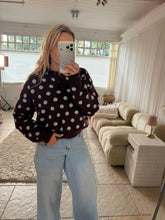 Load image into Gallery viewer, Rylee - Polkadot rugby style knit jumper
