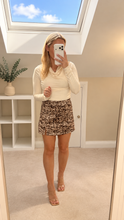 Load image into Gallery viewer, Mylah - Premium soft Bambi Fawn print stretchy skort
