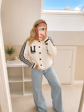 Load image into Gallery viewer, Matilda - LA slogan stripe knit jumper
