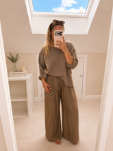 Load image into Gallery viewer, Mya - Leopard smiley face relaxed oversize style jumper
