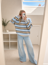 Load image into Gallery viewer, Celeste - Soft striped round neck knit jumper
