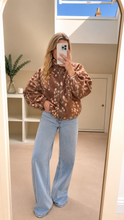 Load image into Gallery viewer, Joelle - Bambi print zip up coat jacket
