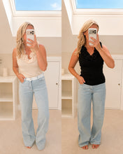 Load image into Gallery viewer, Molly - Ruffle neck ribbed tops
