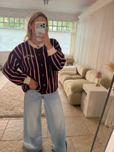 Load image into Gallery viewer, Lydia - Berry and pink stripe jumper
