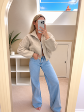 Load image into Gallery viewer, Waverly - High Neck, Zip Through, Double Layered, Elasticated Hem, Two Pocket Jacket

