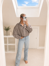 Load image into Gallery viewer, Marsha - Gingham high neck lightweight jacket
