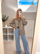 Load image into Gallery viewer, Military Embroidered oversized shirt
