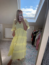 Load image into Gallery viewer, Oversized ruffle maxi dress
