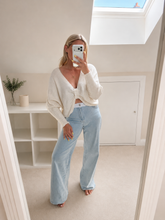 Load image into Gallery viewer, Maisie - Tie knot front crop jumper
