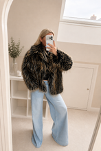 Load image into Gallery viewer, Phoebe - Faux Fur shaggy luxe coat
