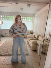 Load image into Gallery viewer, Celeste - Soft striped round neck knit jumper

