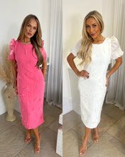 Load image into Gallery viewer, Tammy -Premium Feather Embroidered Wedding Guest Dress for Women  - Comfort, Womenswear
